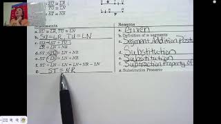 9/29/21 Unit 2 Lesson 2.7  Proving Segment Relationships