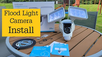 Amcrest Floodlight Security Camera Install