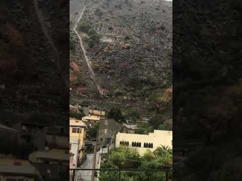 La strada per Gumeno distrutta dal maltempo