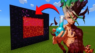 How To Make A Portal To The Dr Stone Dimension in Minecraft!