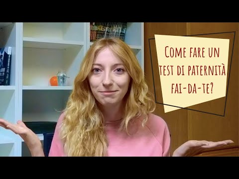 Video: Come Fare Il Test Di Paternità