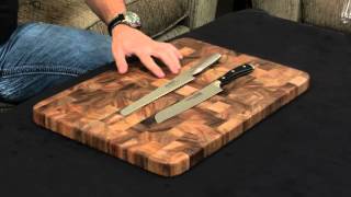 Wusthof Ikon vs Global — Bread Knife.