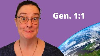 Memorize Gen. 1:1 with Pictures & Motions (Bible Drill Green Cycle)