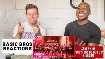 Basic Bros REACT | STRAY KIDS "GOD’S DDU DU DDU DU" (KINGDOM)