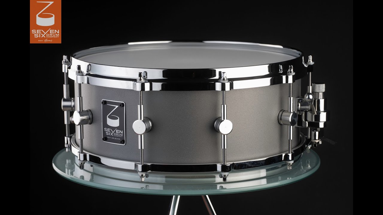 Seven Six Drum Company's Silver Graphite Cast Aluminum Custom
