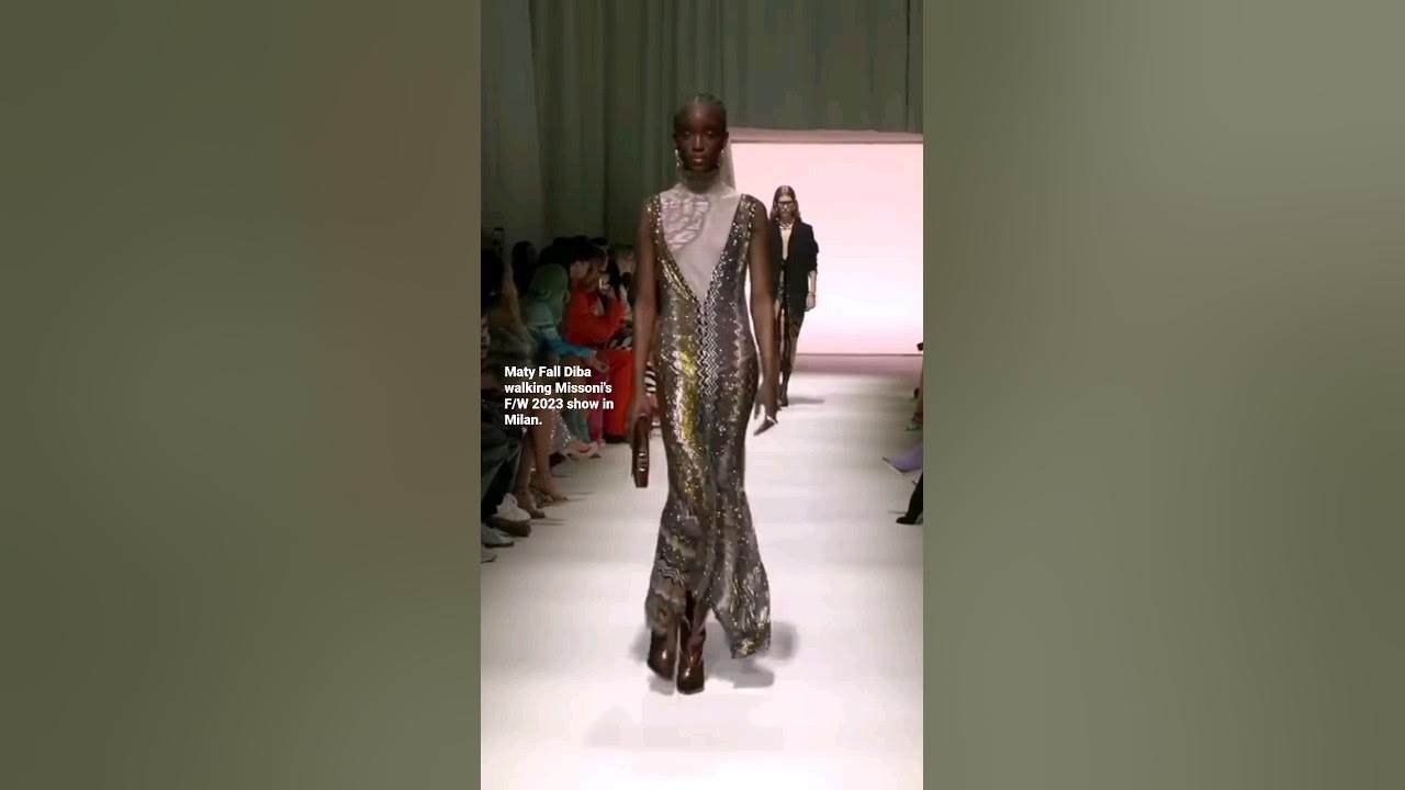 GRACEFUL! Maty Fall Diba for Missoni Fall/Winter 2023. - YouTube