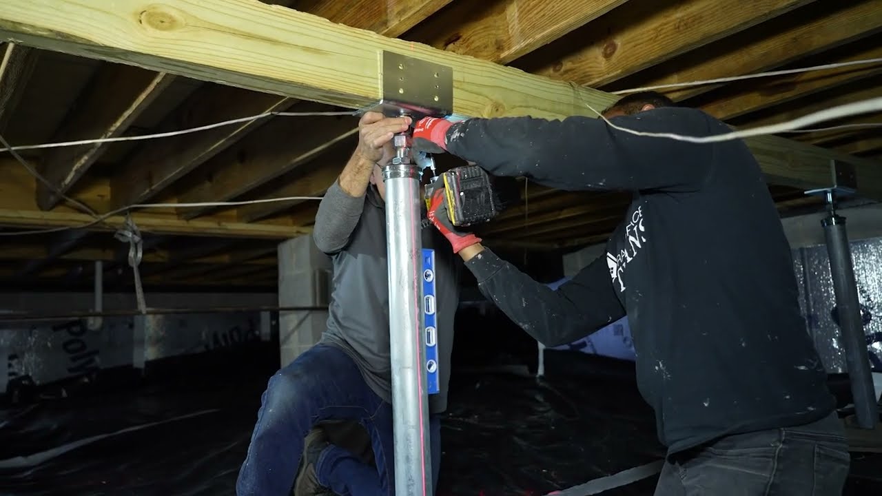Support Beams for Added Strength by Crawlspace Titans