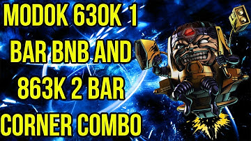 UMvC3 Modok 630k 1 Bar BnB And 863k 2 Bar Corner Combo