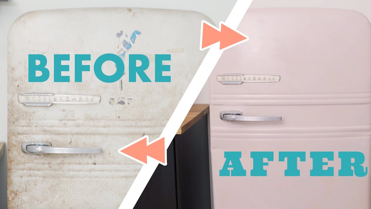 How To Paint A Refrigerator