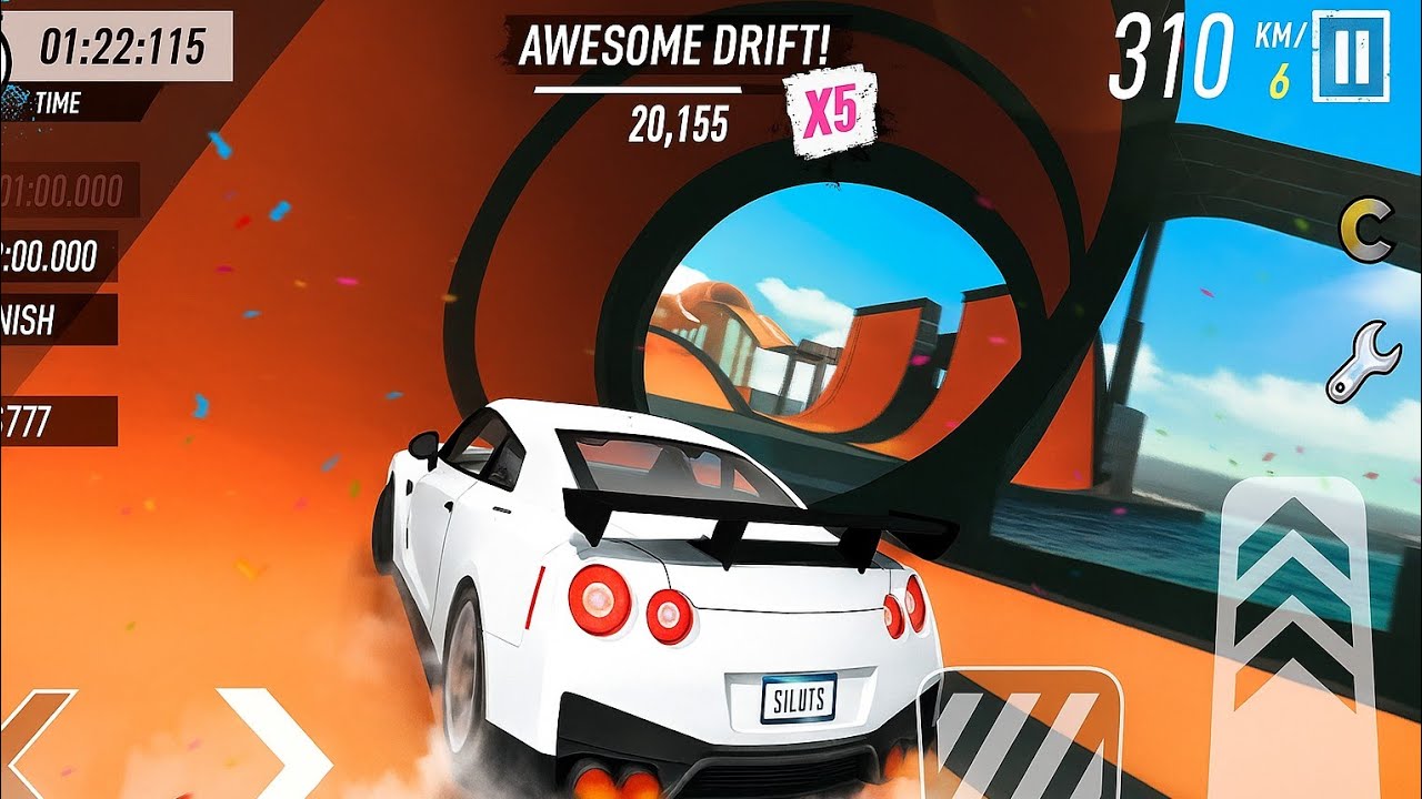 Car Stunt Races Mega Ramp Simulator -GT Impossible Sport Car Racing - AndroidGamePlay