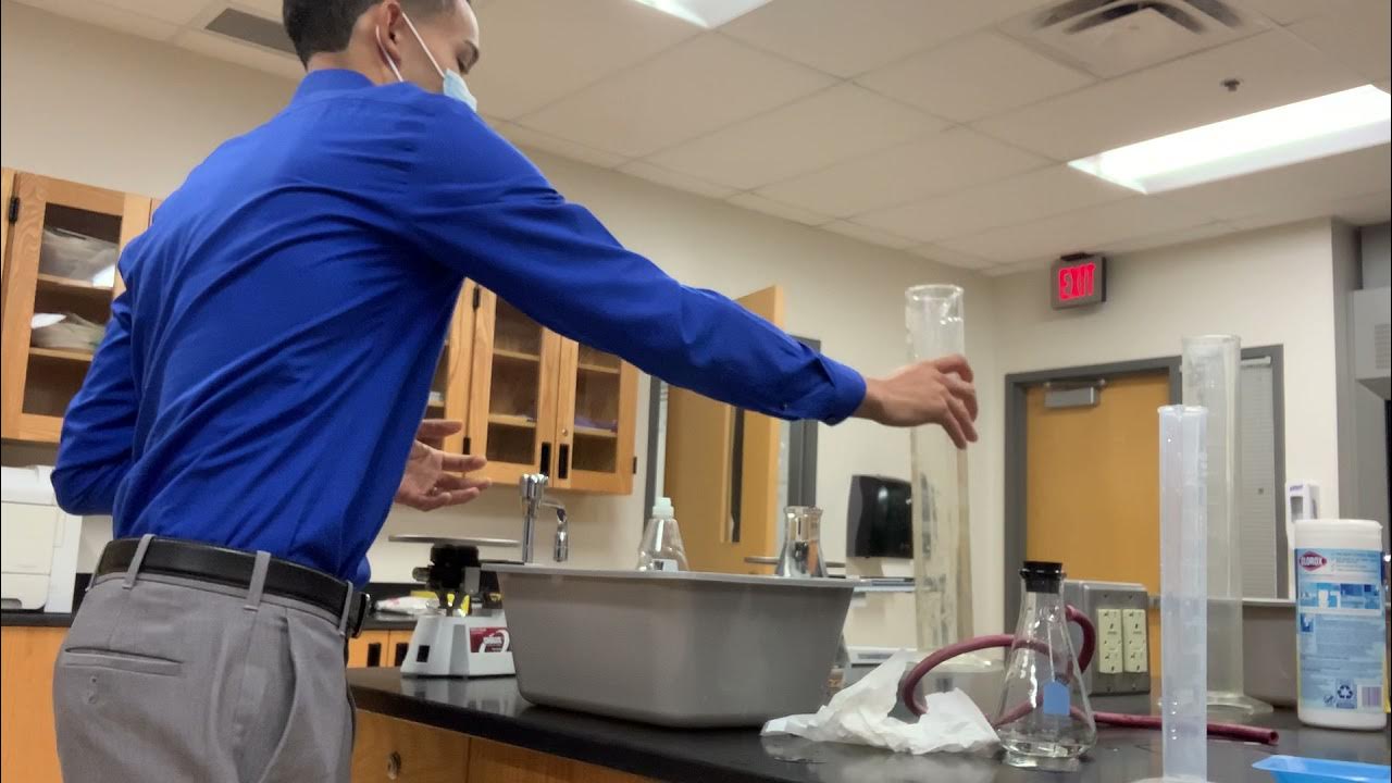 Chemistry Collecting Gas Over Water Lab Experiment YouTube