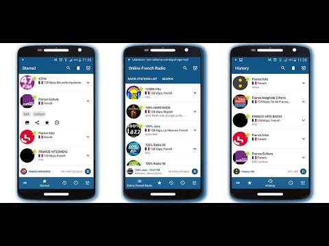 Android application pour écouter la radio France - Stations Radio Françaises