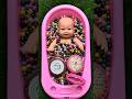 Hazelnut Chocolate Spa & Rainbow Hair Care! 🍫🌈 #shorts