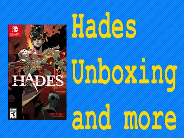 Hades - Switch Retail Edition Unboxing