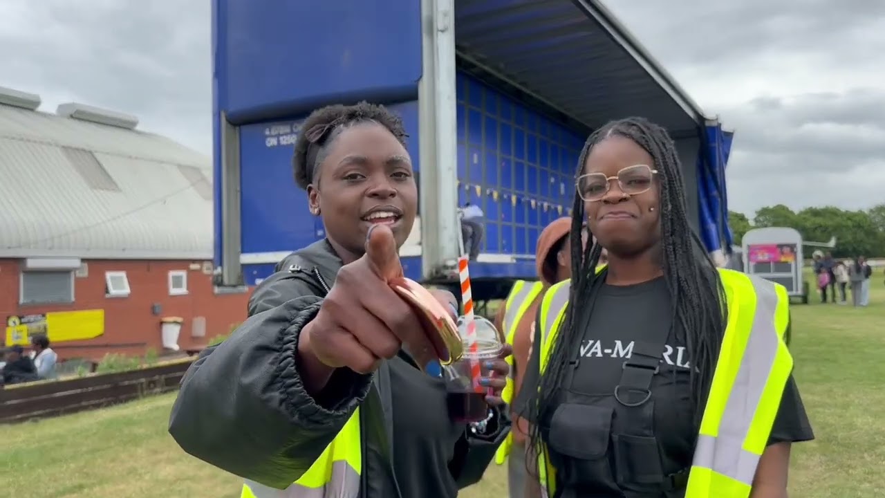Royale and Crew at Highfield Rangers FC Family Fun Day 2025