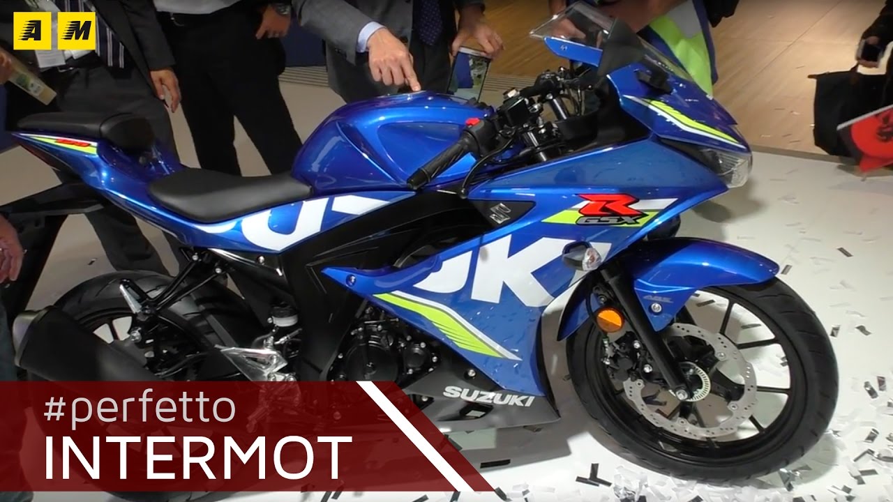  Suzuki  GSX  R 125 INTERMOT 2016 ENGLISH SUB YouTube