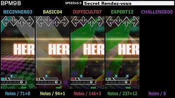 DDR / Secret Randez vous - SINGLE (DDRMAX2 DanceDanceRevolution 7thMIX)
