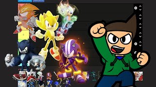 Sonic's Super Forms on the List of Tiers Sonic's Super Forms on the List of Tiers