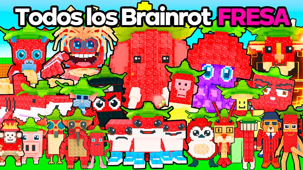 ROBÉ TODOS LOS BRAINROT FRESA EN STEAL A BRAINROT 💀