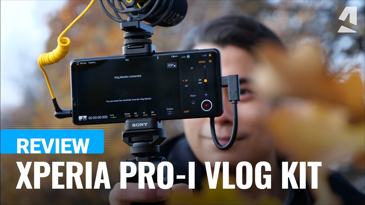 Sony Xperia Pro-I vlog monitor kit review - YouTube