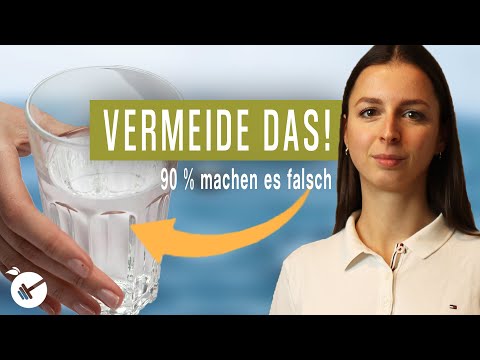 90% trinken Wasser