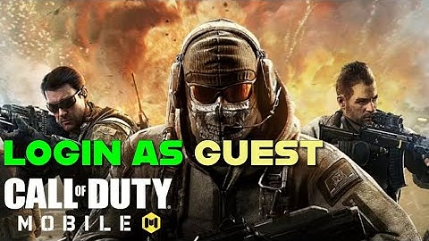 How to Login as Guest in Call of Duty 2025?