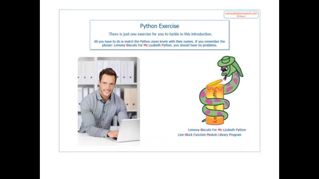 Introduction to Python for KS3 Students - Lesson 1 - YouTube