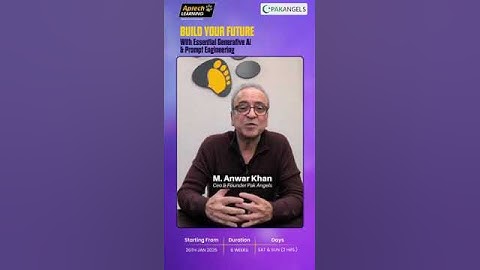 Generative AI & Prompt Engineering | Online Course by Pak Angles & Aptech!