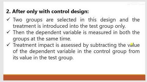 Lecture 7: Experimental Design Part I