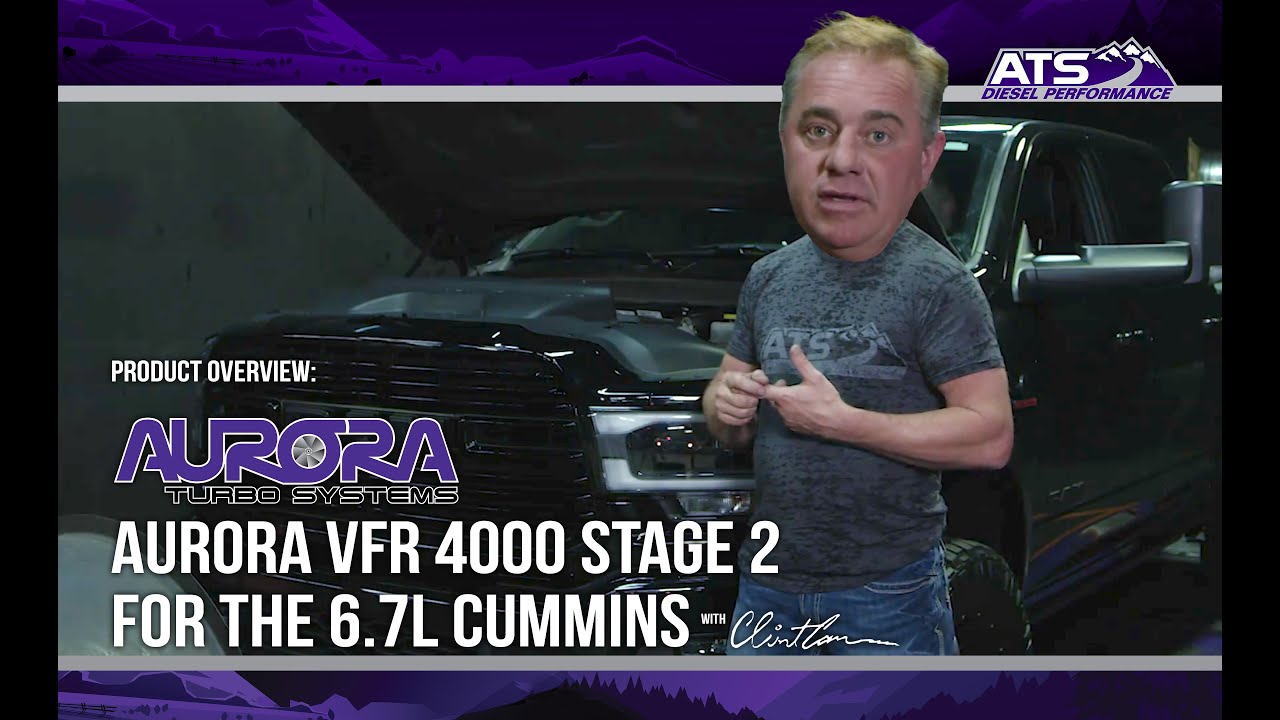 ATS Diesel Aurora VFR 4000 Stage 2 Turbo for the 6.7L Cummins - YouTube