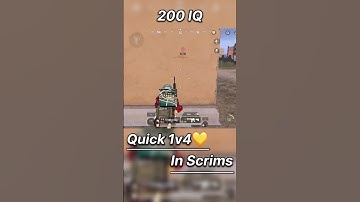 Quick 1v4 in scrims ❤️#bgmi #gaming #shorts #shortvideo #clutch #short