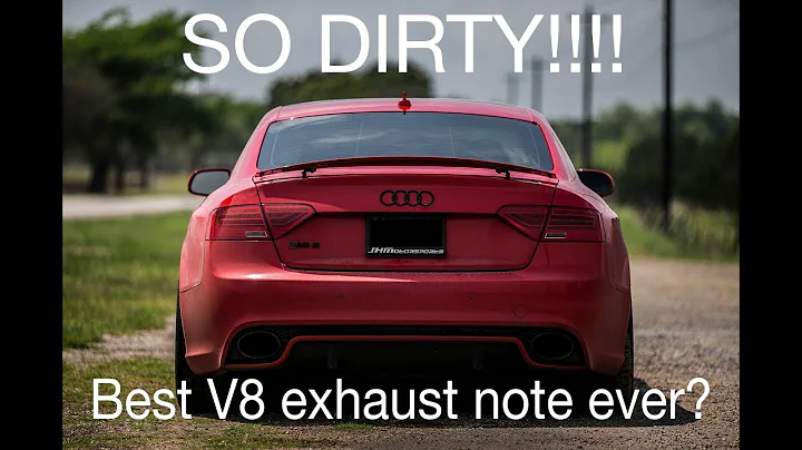 Unbelievably Sinister!  Hard revs with an RS5 and JHM's killer new exhaust system.