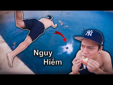 Video FLAHO đi biển | Trải nghiệm đặc sản Nhảy Cầu của Dân... - youtube