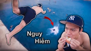 FLAHO đi biển | Trải nghiệm đặc sản Nhảy Cầu của Dân Chơi Nha Trang | Ăn Hải Sản và giao lưu Parkour
