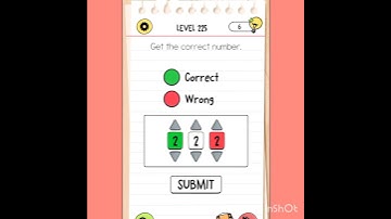BRAIN TEST 4 #NEWLEVEL 225 #Get the correct number