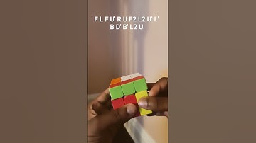 Tutorial: How to make cube in a cube pattern 3x3 #rubikscube #shorts