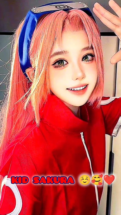 KID SAKURA🥰 VS TEEN SAKURA😍 COSPLAY 😍#naruto #narutoshippuden #boruto #sakura #cosplay #kawaii #vs