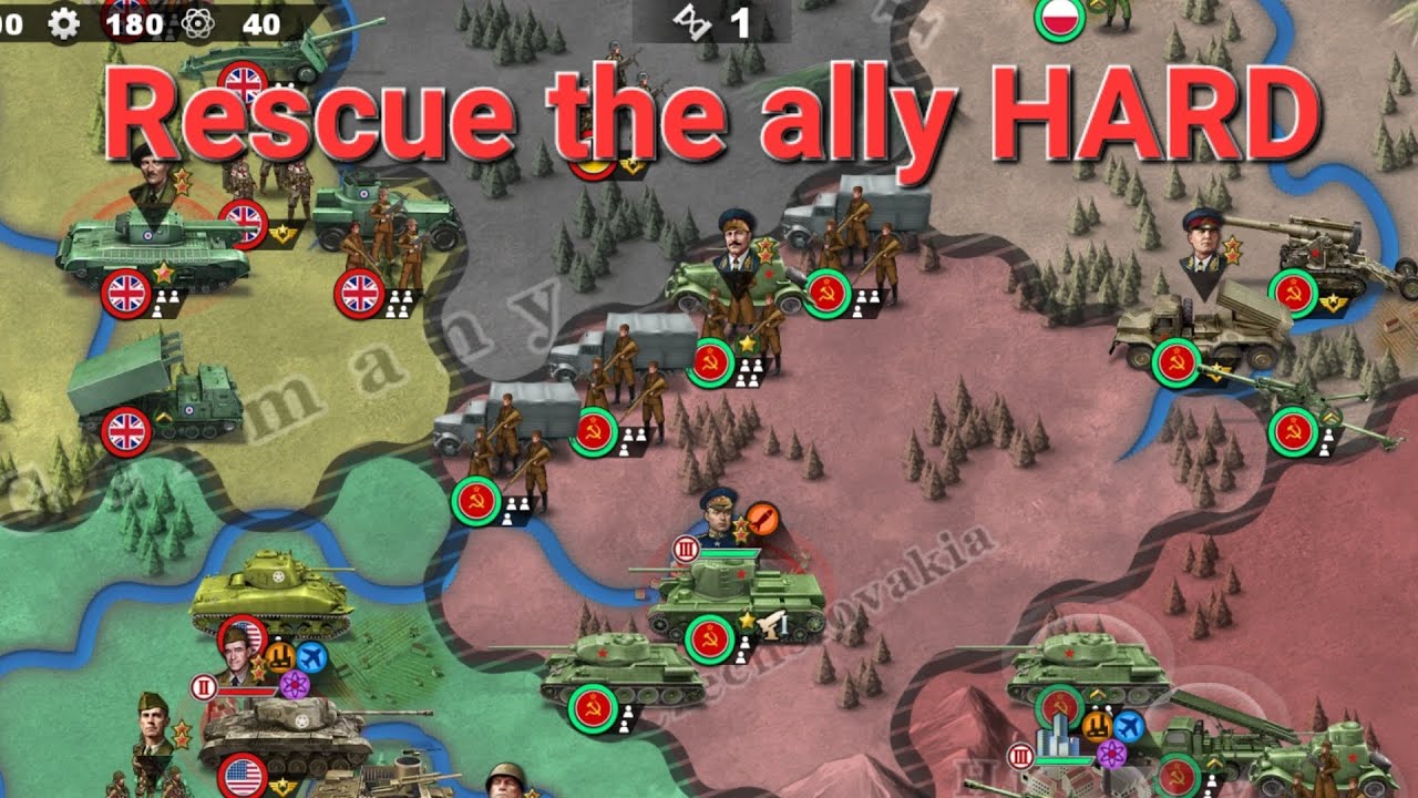 Full rescue the ally | world conqueror 4 - YouTube