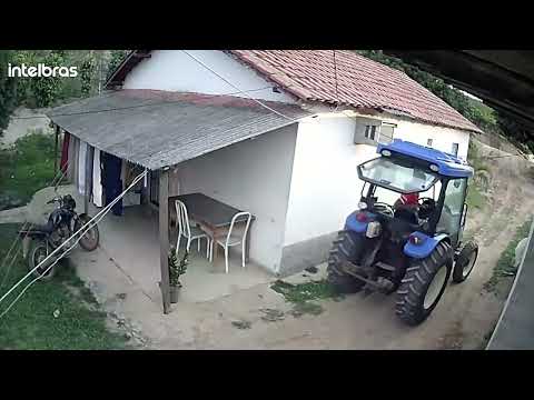 Tractor Driver Collapses Roof While Reversing