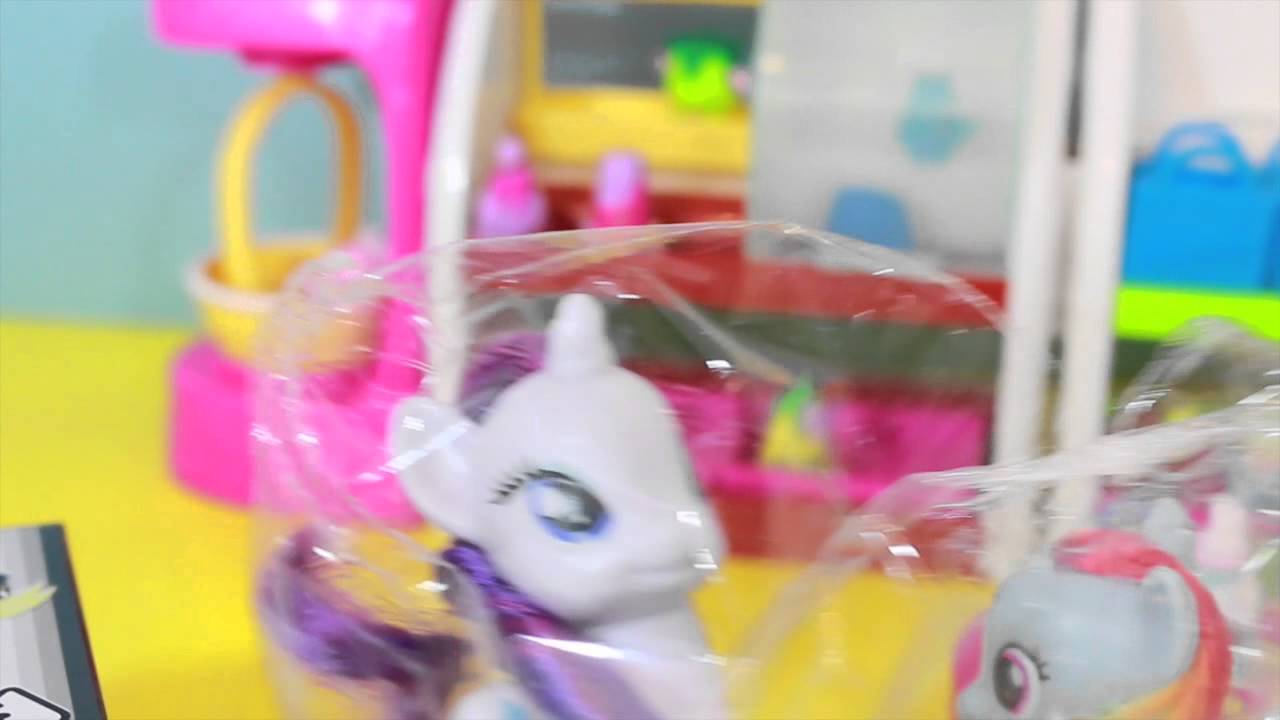 Shopkins AllToyCollector MLP Mystery Minis My Little Pony Toys Rainbow Dash Rarity Surprise Box