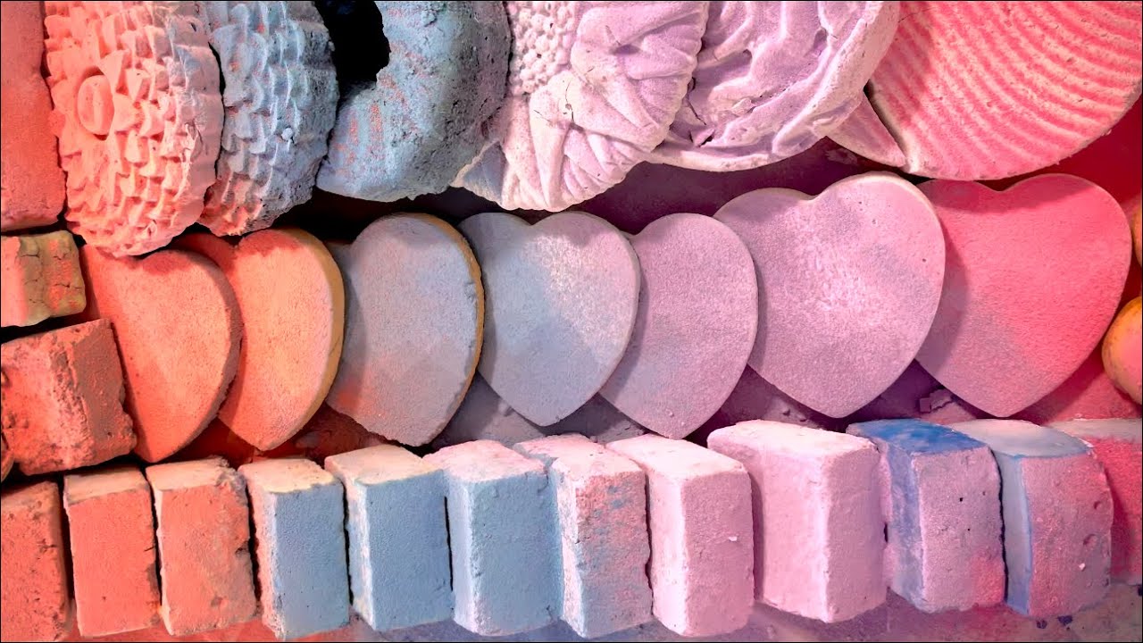 Mass Crush! Variety Soft Gym Chalk Crush | ASMR Relaxation