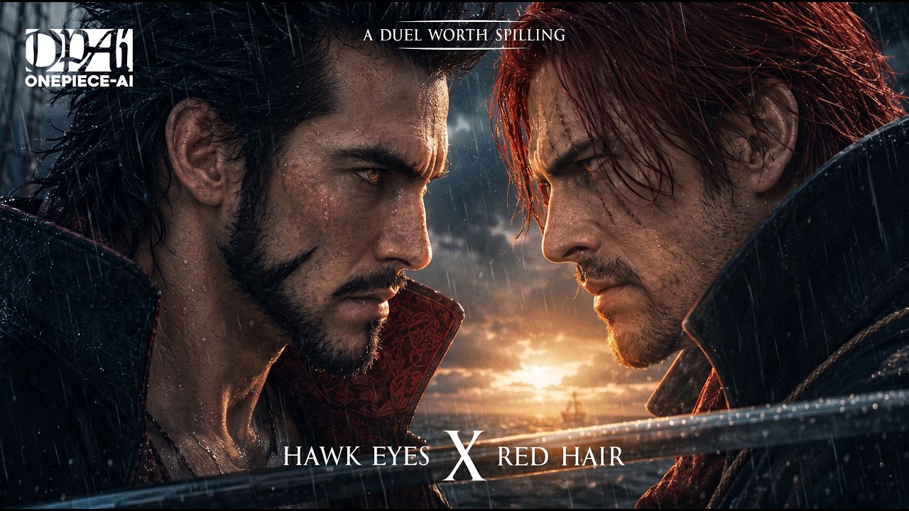 HAWK EYES x RED HAIR : A Duel Worth Spilling, an AI film by OPAI