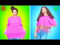 BRILLIANT DIY CLOTHES HACKS || Cool Hacks Upgrade Ideas by 123 GO!