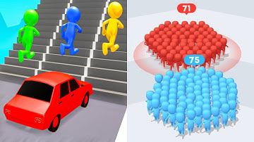 Shape shifting VS Count Masters - All Level Gameplay Walkthrough Android iOS Ep1