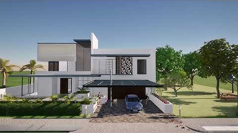 Sketchup House Design + Twinmotion rendering | 4K video