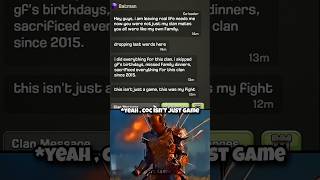 Clash Of Clans Shocking Moment 🥺💔 || #shorts #clashofclans #coc