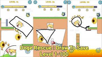 Doge Rescue : Draw To Save Answers | All Levels | Level 1-100