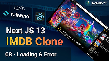 Loading And Error Feature Nextjs IMDB Clone Nextjs App Nextjs 13 project