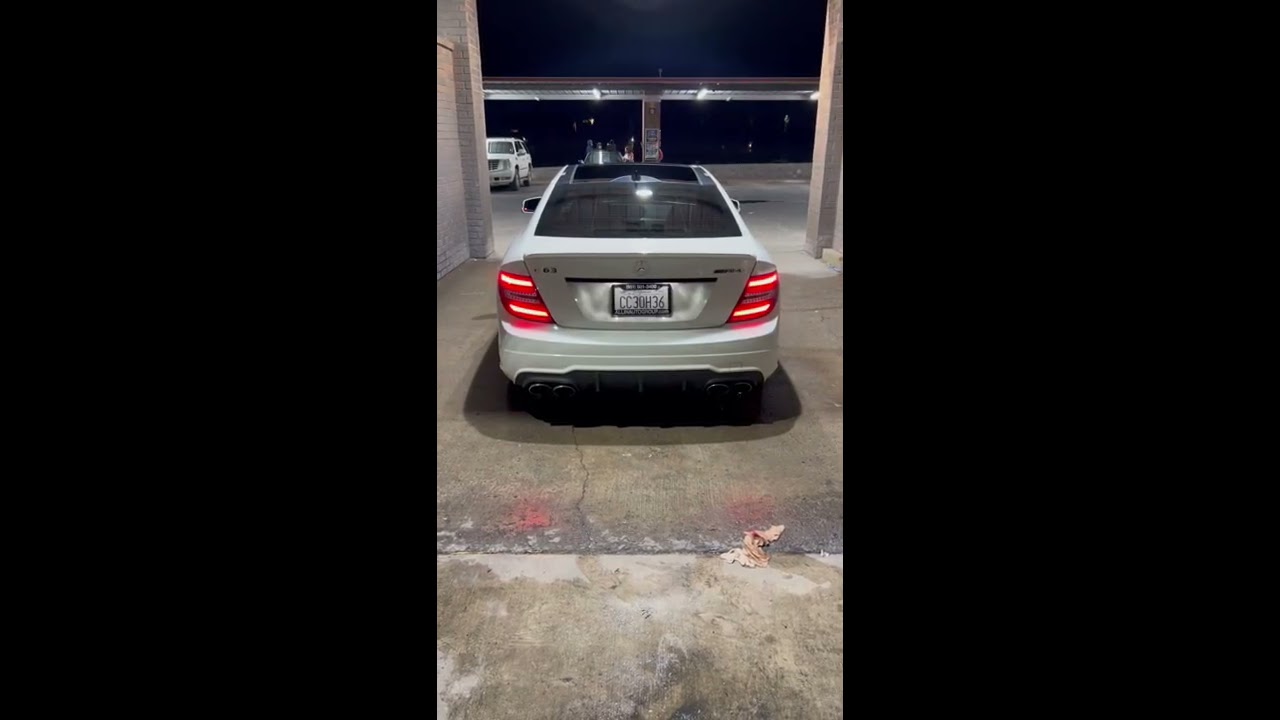 Stock Exhaust Warm Start W204 C63 AMG