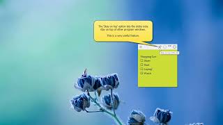 Windows: Keep desktop sticky notes always on top of other apps using Notezilla